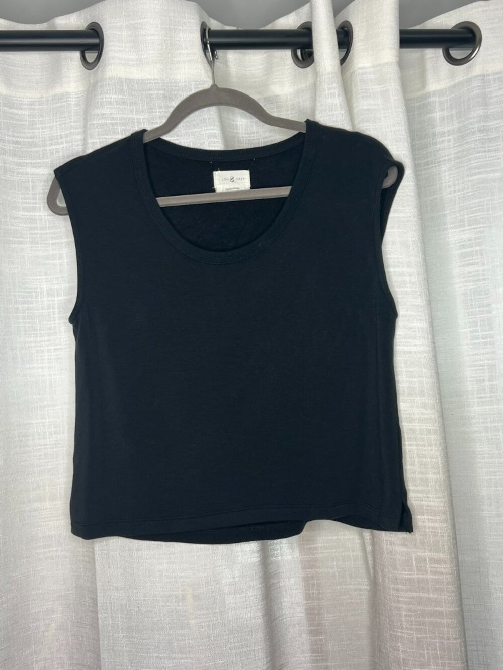 Lou and Grey Signature Soft Black Top